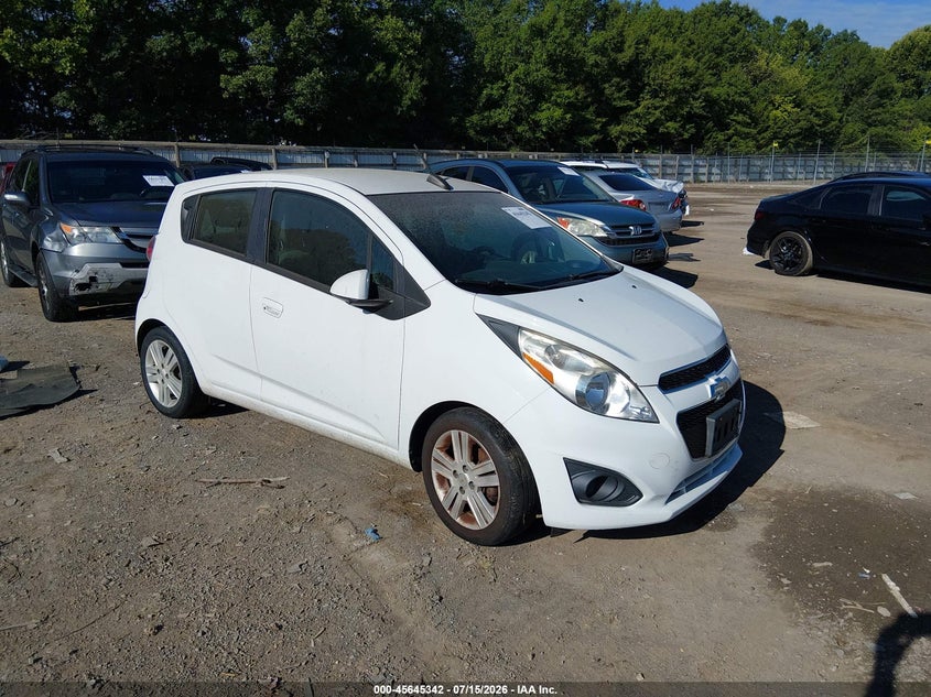 2015 Chevrolet Spark VIN KL8CD6S95FC763311 IAAI salvage auction — NORMAL WEAR, Clear (Tennessee), sold $750 on 2026-07-29 (photo 1)