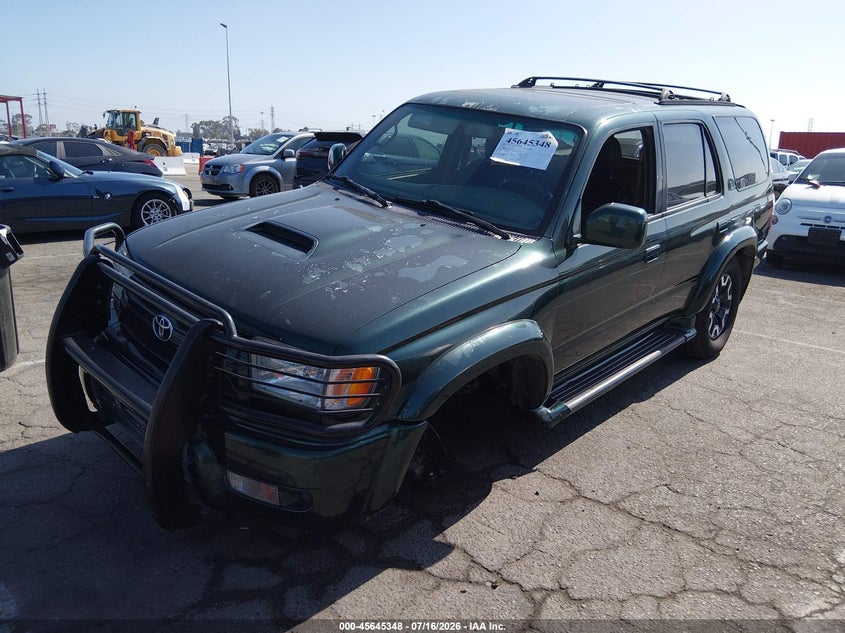 2001 Toyota 4runner VIN JT3GN86R810215555 IAAI salvage auction — Unknown, Salvage (California), sold $1,100 on 2026-07-29 (photo 2)