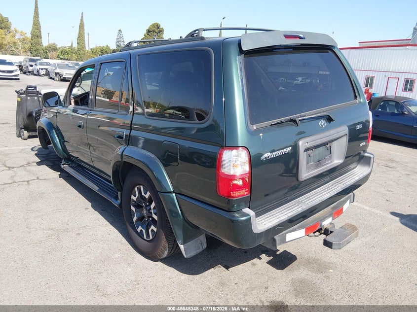 2001 Toyota 4runner VIN JT3GN86R810215555 IAAI salvage auction — Unknown, Salvage (California), sold $1,100 on 2026-07-29 (photo 3)