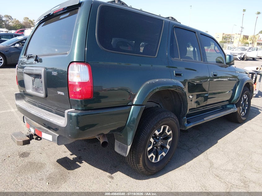 2001 Toyota 4runner VIN JT3GN86R810215555 IAAI salvage auction — Unknown, Salvage (California), sold $1,100 on 2026-07-29 (photo 4)