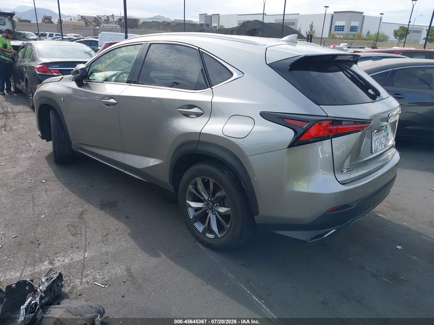 2018 Lexus Nx VIN JTJYARBZ6J2094355 IAAI salvage auction — RIGHT FRONT, Salvage Title, sold $6,500 on 2026-07-24 (photo 3)