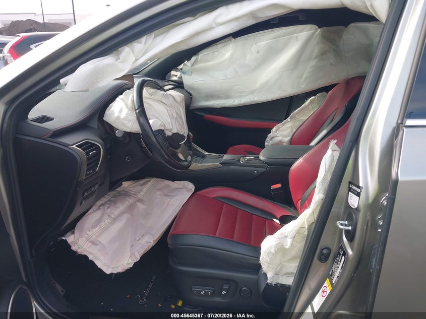 2018 Lexus Nx VIN JTJYARBZ6J2094355 IAAI salvage auction — RIGHT FRONT, Salvage Title, sold $6,500 on 2026-07-24 (photo 5)