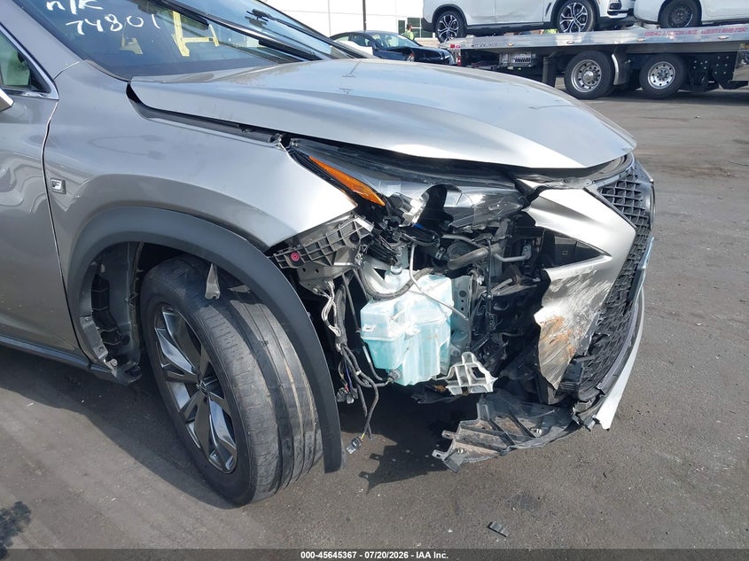2018 Lexus Nx VIN JTJYARBZ6J2094355 IAAI salvage auction — RIGHT FRONT, Salvage Title, sold $6,500 on 2026-07-24 (photo 6)