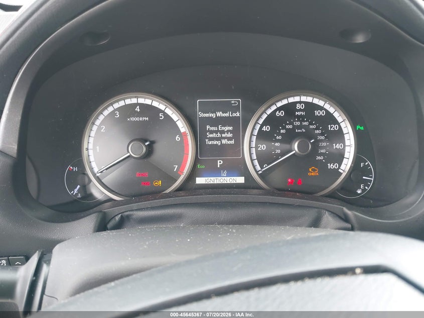 2018 Lexus Nx VIN JTJYARBZ6J2094355 IAAI salvage auction — RIGHT FRONT, Salvage Title, sold $6,500 on 2026-07-24 (photo 7)