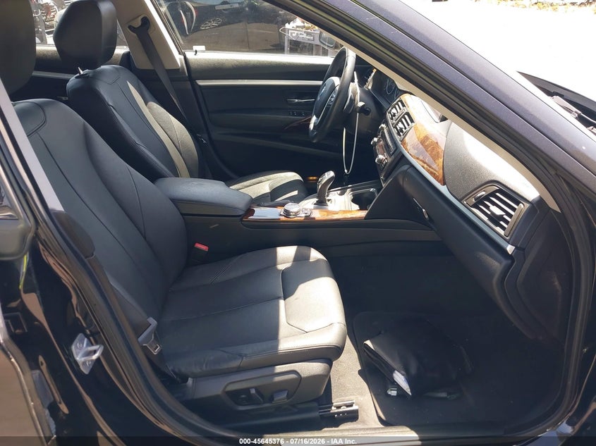 2014 BMW 3er VIN WBA3X5C58ED242545 IAAI salvage auction — LEFT FRONT, Salvage Certificate (California), sold $2,700 on 2026-07-31 (photo 5)