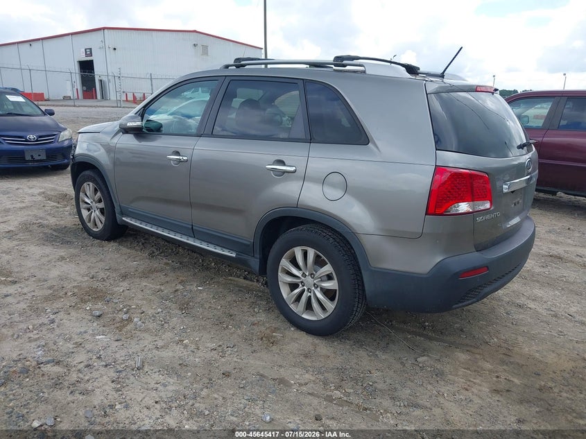2011 Kia Sorento VIN 5XYKT4A25BG185201 IAAI salvage auction — NORMAL WEAR, Clear (Georgia), sold $675 on 2026-07-23 (photo 3)