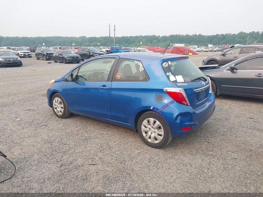 2012 Toyota Yaris VIN JTDJTUD30CD507551 IAAI salvage auction — NORMAL WEAR, Clear (Maryland), sold $1,250 on 2026-07-30 (photo 3)