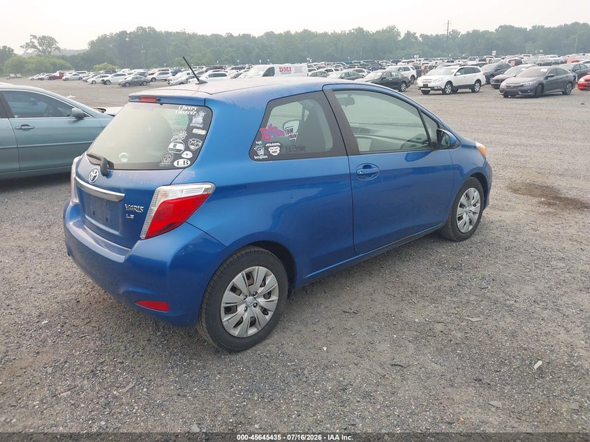 2012 Toyota Yaris VIN JTDJTUD30CD507551 IAAI salvage auction — NORMAL WEAR, Clear (Maryland), sold $1,250 on 2026-07-30 (photo 4)