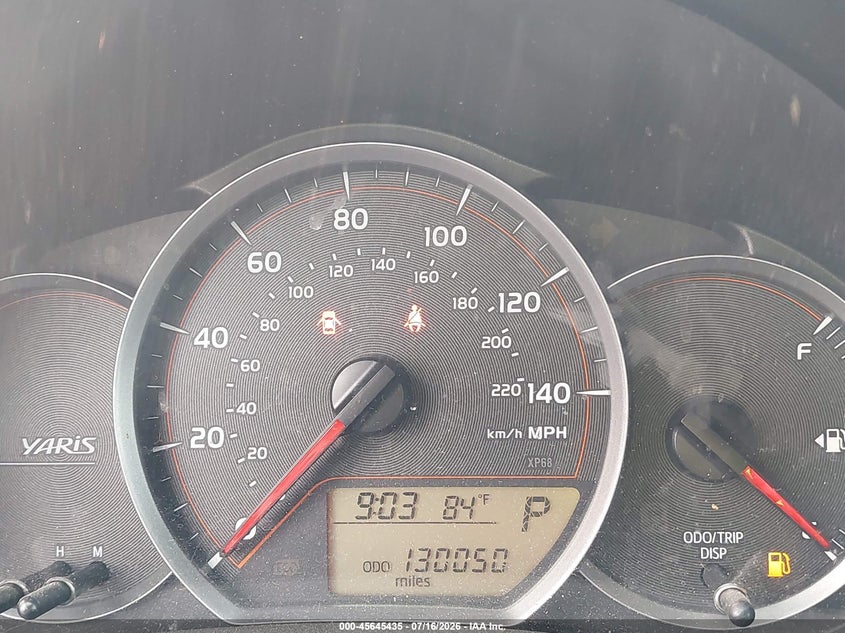 2012 Toyota Yaris VIN JTDJTUD30CD507551 IAAI salvage auction — NORMAL WEAR, Clear (Maryland), sold $1,250 on 2026-07-30 (photo 7)
