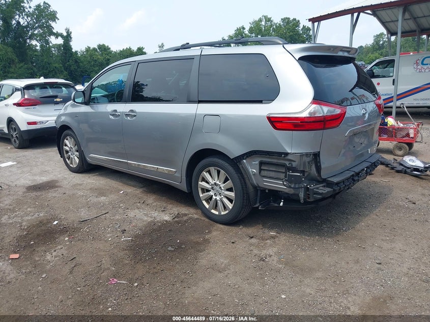 2017 Toyota Sienna VIN 5TDDZ3DC0HS165780 IAAI salvage auction — FRONT END, Salvage - Greater Than 75% (Maryland), sold $4,050 on 2026-08-02 (photo 3)