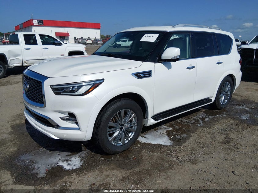2021 Infiniti Qx80 VIN JN8AZ2AF2M9718129 IAAI salvage auction — ROLLOVER, Salvage (Arkansas), sold $9,850 on 2026-08-12 (photo 2)