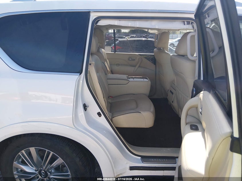 2021 Infiniti Qx80 VIN JN8AZ2AF2M9718129 IAAI salvage auction — ROLLOVER, Salvage (Arkansas), sold $9,850 on 2026-08-12 (photo 8)