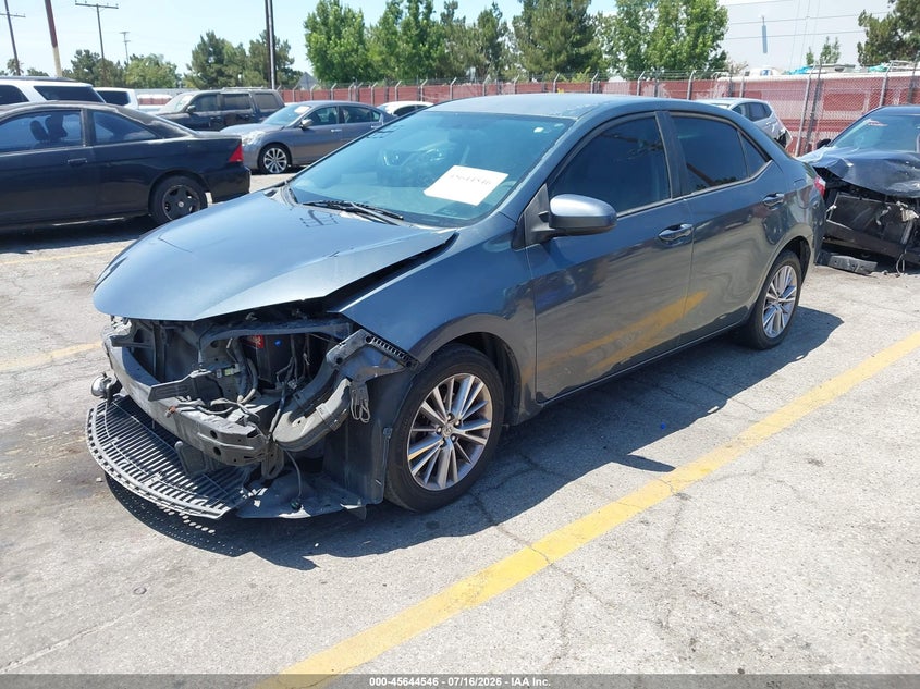 2014 Toyota Corolla VIN 5YFBURHEXEP099554 IAAI salvage auction — FRONT END, Salvage (California), sold $525 on 2026-07-28 (photo 2)