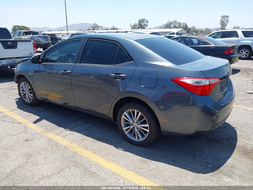2014 Toyota Corolla VIN 5YFBURHEXEP099554 IAAI salvage auction — FRONT END, Salvage (California), sold $525 on 2026-07-28 (photo 3)