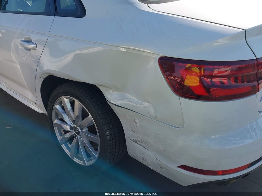 2018 Audi A4 VIN WAUKMAF47JN019711 IAAI salvage auction — REAR END, Salvage Certificate (California), sold $4,800 on 2026-09-08 (photo 6)