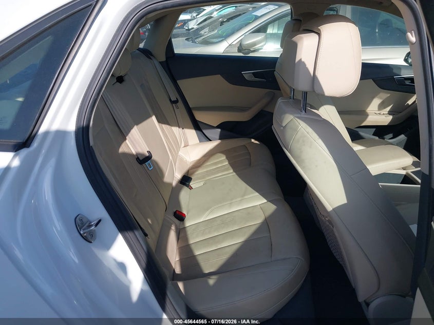 2018 Audi A4 VIN WAUKMAF47JN019711 IAAI salvage auction — REAR END, Salvage Certificate (California), sold $4,800 on 2026-09-08 (photo 8)
