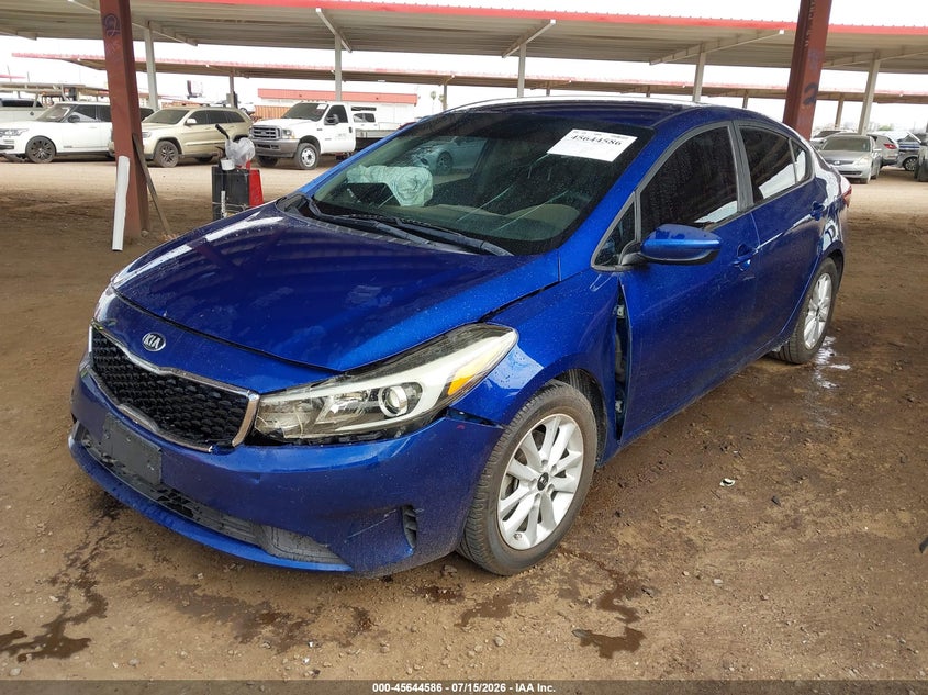 2017 Kia Forte VIN 3KPFL4A70HE117309 IAAI salvage auction — FRONT END, Salvage (Arizona), sold $25 on 2026-07-29 (photo 2)