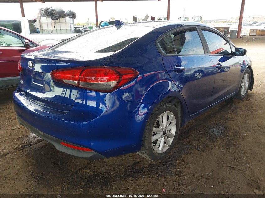 2017 Kia Forte VIN 3KPFL4A70HE117309 IAAI salvage auction — FRONT END, Salvage (Arizona), sold $25 on 2026-07-29 (photo 4)