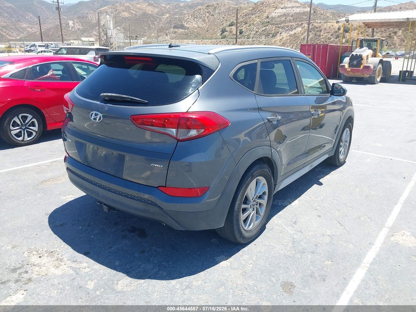 2017 Hyundai Tucson VIN KM8J3CA44HU499111 IAAI salvage auction — SIDE, Clear - Dealer Only (California), sold $775 on 2026-07-22 (photo 4)
