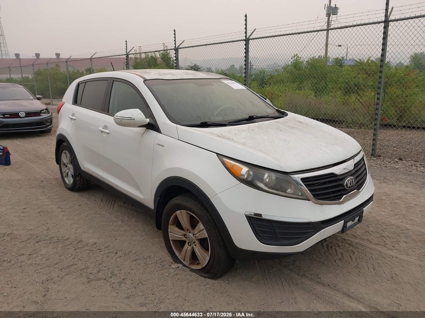 2013 Kia Sportage VIN KNDPBCA24D7432243 IAAI salvage auction — NORMAL WEAR, Clear (Pennsylvania), sold $1,550 on 2026-07-28 (photo 1)