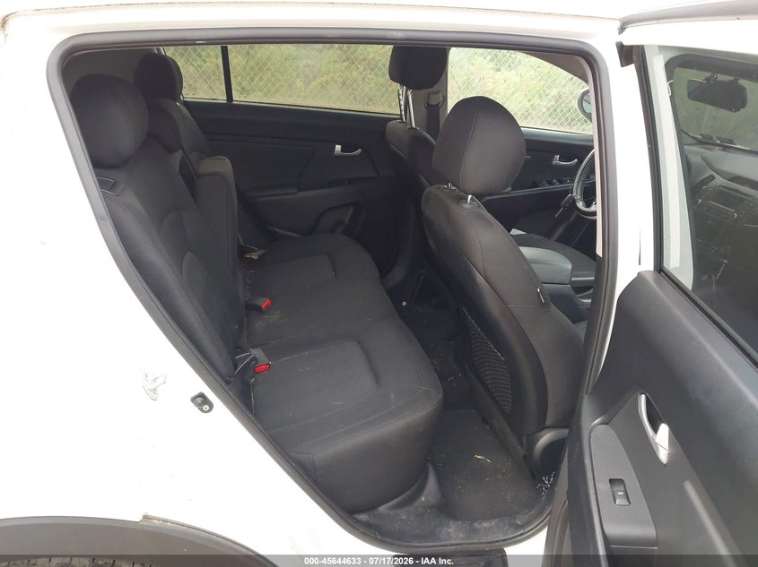2013 Kia Sportage VIN KNDPBCA24D7432243 IAAI salvage auction — NORMAL WEAR, Clear (Pennsylvania), sold $1,550 on 2026-07-28 (photo 8)