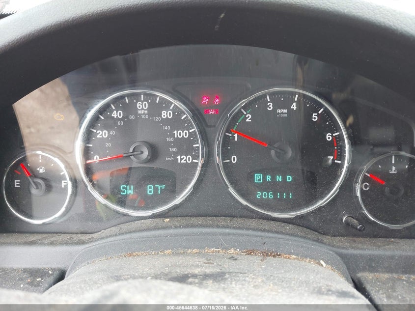 2011 Jeep Liberty VIN 1J4PN2GK8BW577744 IAAI salvage auction — FRONT END, Original (Texas), sold $875 on 2026-10-05 (photo 7)