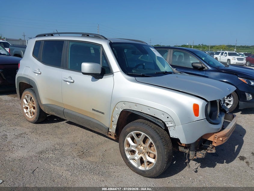 2017 Jeep Renegade VIN ZACCJBBBXHPE64729 IAAI salvage auction — FRONT END, Clear-Dealer Only (Oklahoma), sold $25 on 2026-07-28 (photo 1)