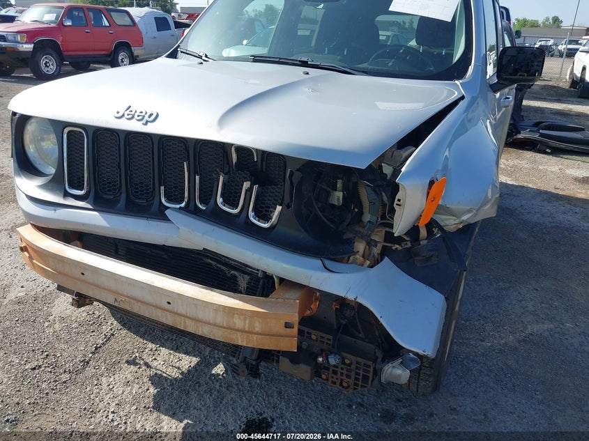 2017 Jeep Renegade VIN ZACCJBBBXHPE64729 IAAI salvage auction — FRONT END, Clear-Dealer Only (Oklahoma), sold $25 on 2026-07-28 (photo 6)