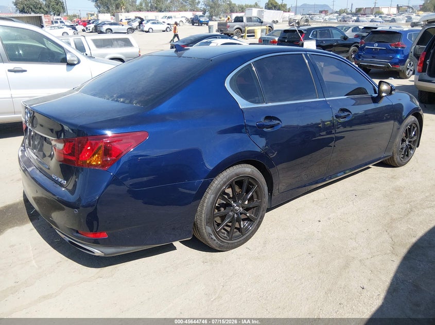 2013 Lexus Gs VIN JTHBE1BL2D5000774 IAAI salvage auction — LEFT SIDE, Salvage (California), sold $2,550 on 2026-07-29 (photo 4)