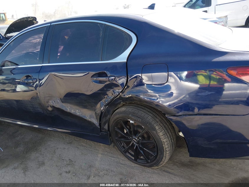 2013 Lexus Gs VIN JTHBE1BL2D5000774 IAAI salvage auction — LEFT SIDE, Salvage (California), sold $2,550 on 2026-07-29 (photo 6)