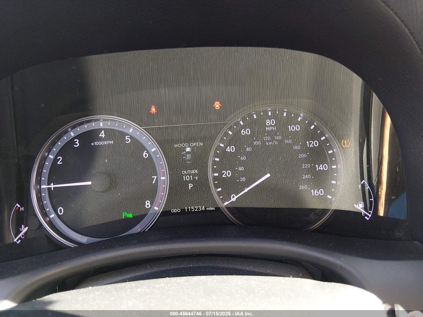 2013 Lexus Gs VIN JTHBE1BL2D5000774 IAAI salvage auction — LEFT SIDE, Salvage (California), sold $2,550 on 2026-07-29 (photo 7)