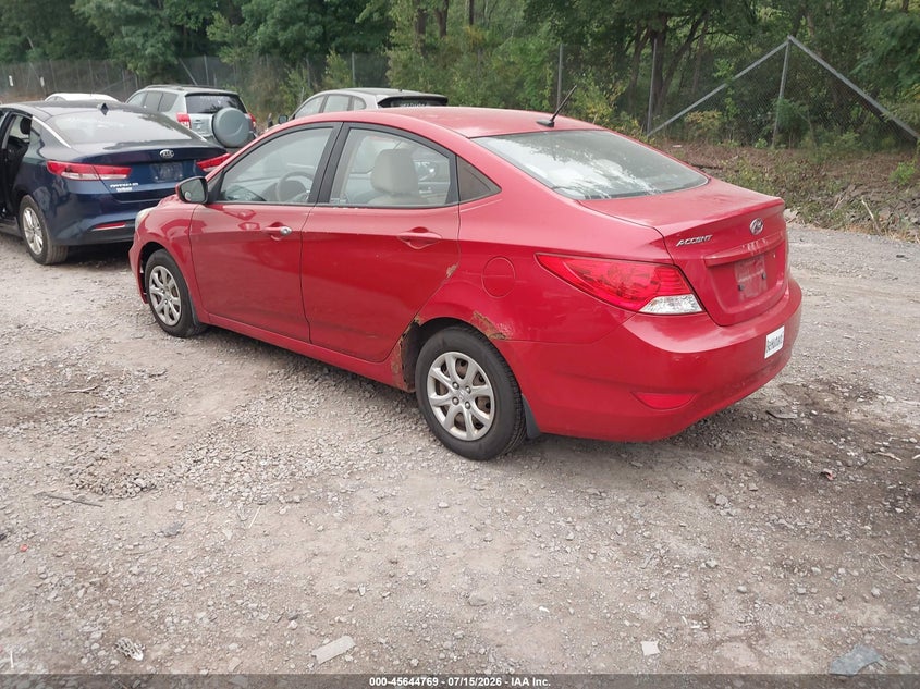 2012 Hyundai Accent VIN KMHCT4AE5CU195351 IAAI salvage auction — NORMAL WEAR, Clear (New York), sold $25 on 2026-07-28 (photo 3)