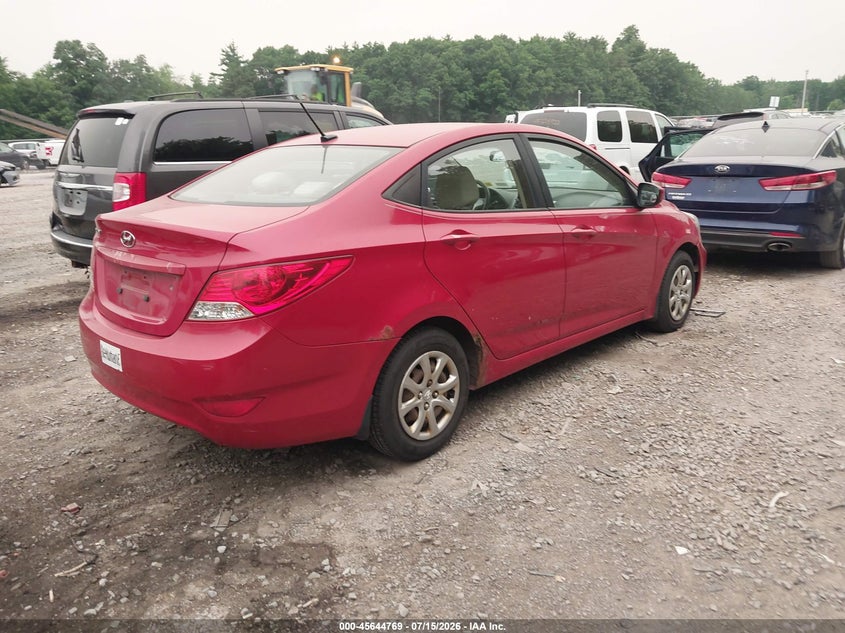 2012 Hyundai Accent VIN KMHCT4AE5CU195351 IAAI salvage auction — NORMAL WEAR, Clear (New York), sold $25 on 2026-07-28 (photo 4)