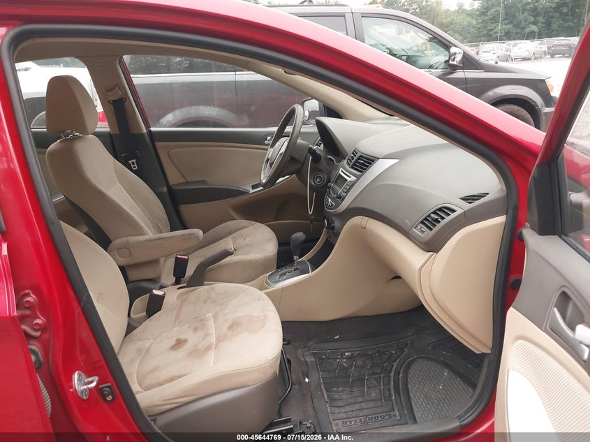 2012 Hyundai Accent VIN KMHCT4AE5CU195351 IAAI salvage auction — NORMAL WEAR, Clear (New York), sold $25 on 2026-07-28 (photo 5)
