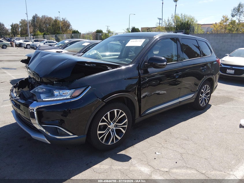2018 Mitsubishi Outlander VIN JA4AD3A39JZ042497 IAAI salvage auction — FRONT END, Salvage (California), sold $2,000 on 2026-08-01 (photo 2)