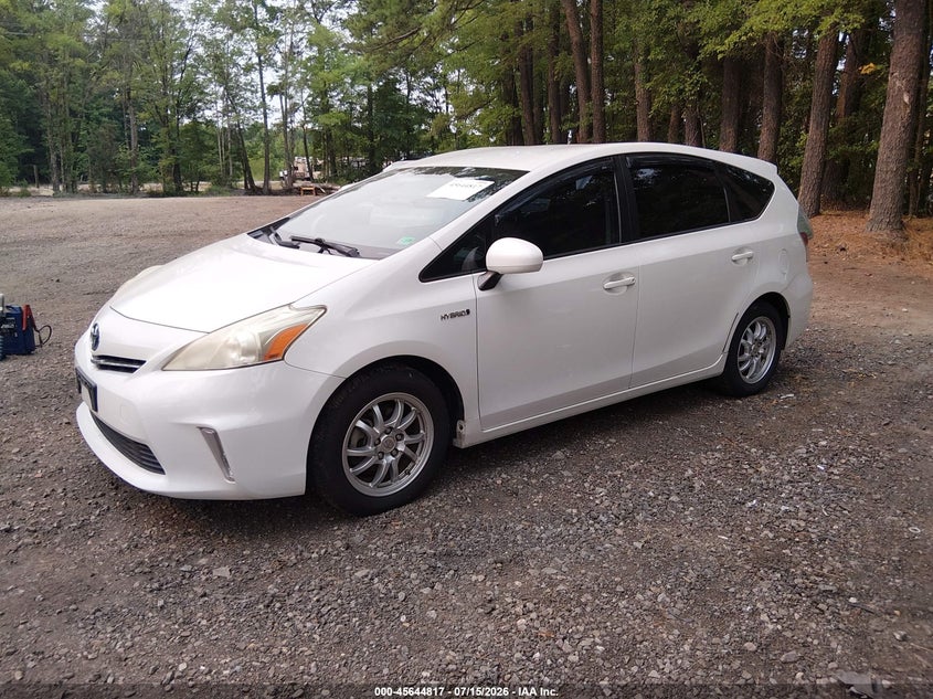 2012 Toyota Prius v VIN JTDZN3EUXC3025139 IAAI salvage auction — NORMAL WEAR, Clear (Virginia), sold $1,150 on 2026-07-21 (photo 2)