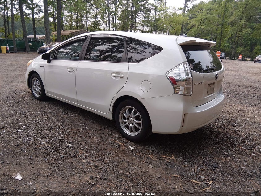 2012 Toyota Prius v VIN JTDZN3EUXC3025139 IAAI salvage auction — NORMAL WEAR, Clear (Virginia), sold $1,150 on 2026-07-21 (photo 3)