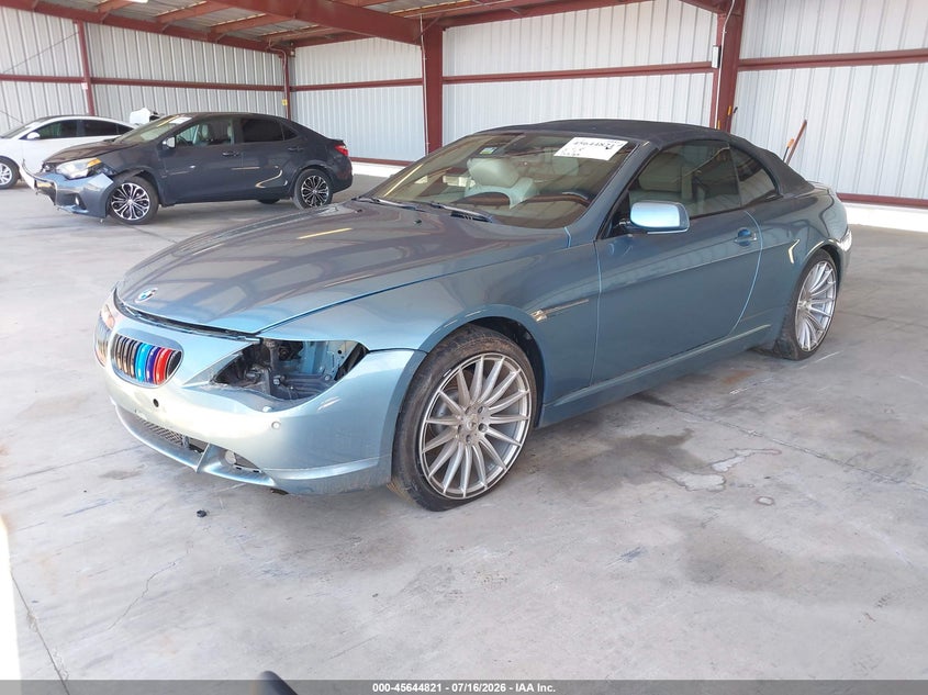 2006 BMW 6 series VIN WBAEK13416CN75796 IAAI salvage auction — NORMAL WEAR, Salvage Title - Dealer (California), sold $375 on 2026-08-04 (photo 2)