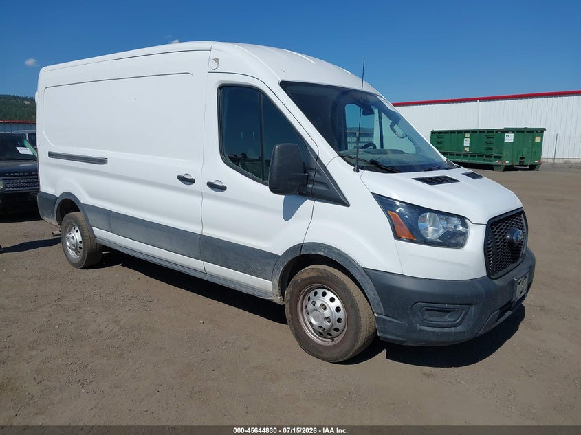 2023 Ford Transit VIN 1FTBR2C87PKB37981 IAAI salvage auction — LEFT FRONT, Enterprise Vehicles Clear Only (Washington), sold $15,600 on 2026-07-19 (photo 1)