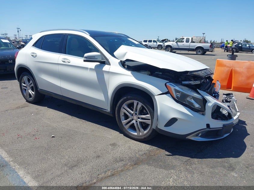 2016 Mercedes-benz Gla-klasse VIN WDCTG4GB3GJ232775 IAAI salvage auction — FRONT END, Salvage (California), sold $2,250 on 2026-08-19 (photo 1)