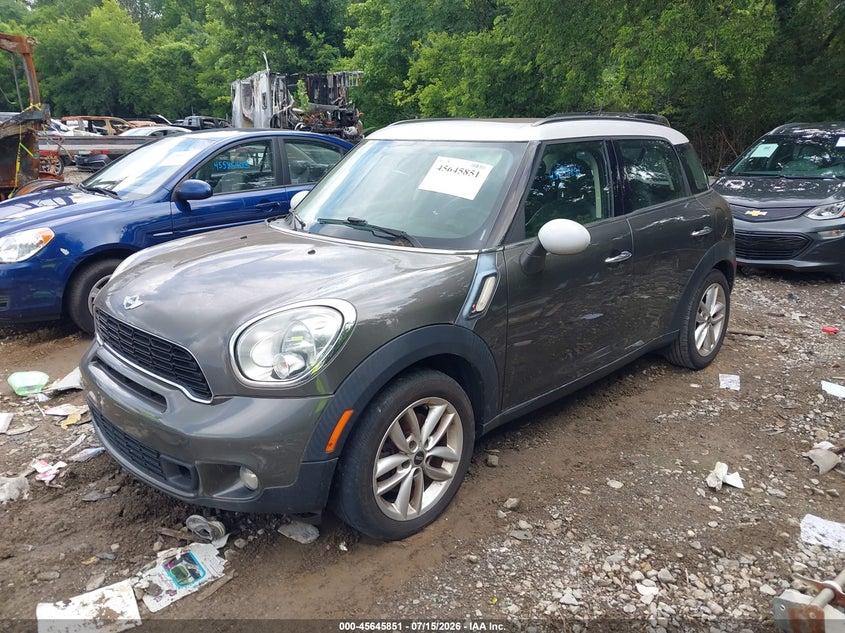 2014 Mini Countryman VIN WMWZC3C54EWP51837 IAAI salvage auction — NORMAL WEAR, Clear (Tennessee), sold $425 on 2026-07-30 (photo 2)