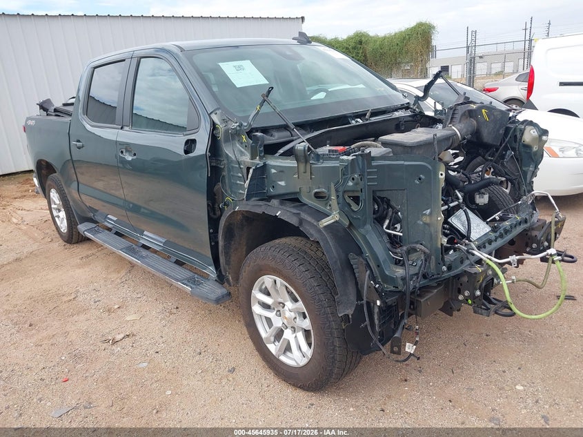 2026 Chevrolet Silverado 1500 VIN 1GCUKDEDXTZ258203 IAAI salvage auction — FRONT END, Clear (Arizona), sold $15,100 on 2026-07-30 (photo 1)