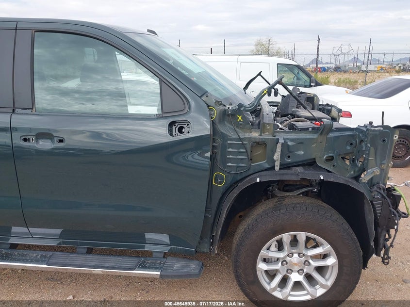 2026 Chevrolet Silverado 1500 VIN 1GCUKDEDXTZ258203 IAAI salvage auction — FRONT END, Clear (Arizona), sold $15,100 on 2026-07-30 (photo 6)