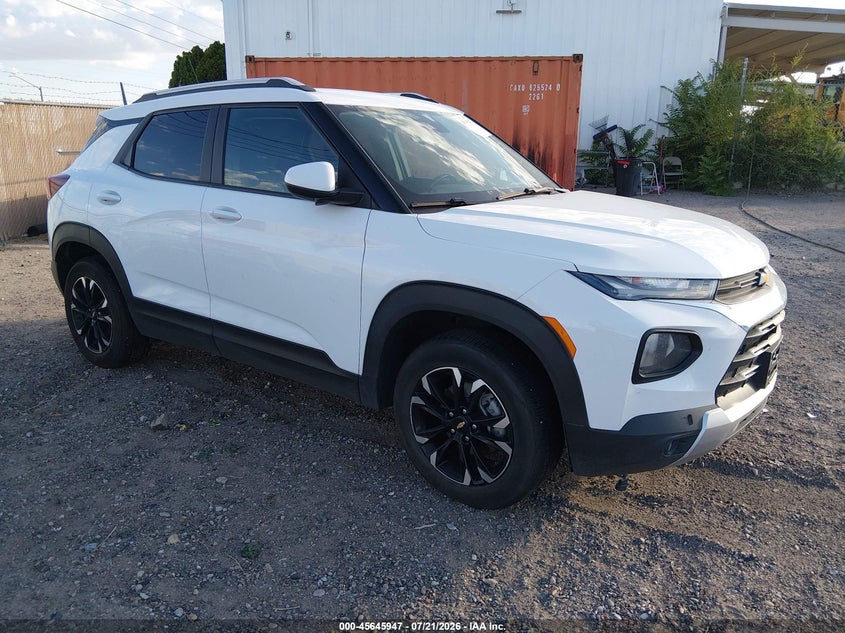 2023 Chevrolet Trailblazer VIN KL79MRSL6PB038903 IAAI salvage auction — FRONT END, Clear (New Mexico), sold $1,250 on 2026-07-29 (photo 1)