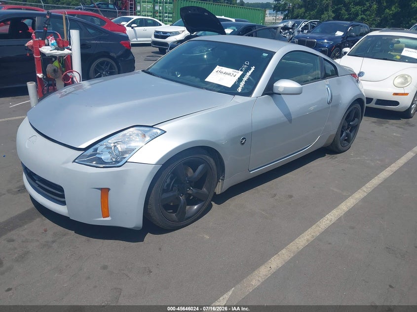 2007 Nissan 350z VIN JN1BZ34D07M503224 IAAI salvage auction — SIDE, Repossession Paperwork (North Carolina), sold $75 on 2026-07-22 (photo 2)