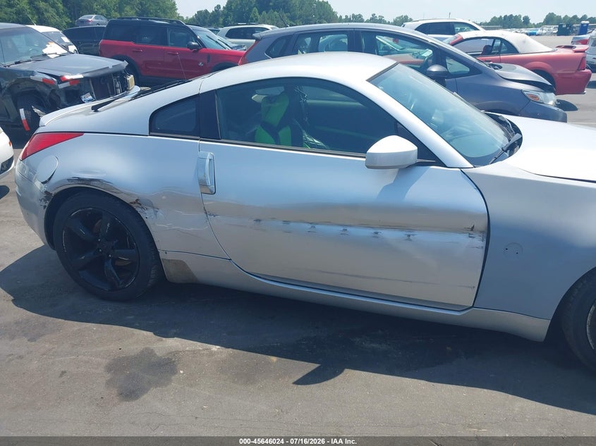 2007 Nissan 350z VIN JN1BZ34D07M503224 IAAI salvage auction — SIDE, Repossession Paperwork (North Carolina), sold $75 on 2026-07-22 (photo 6)