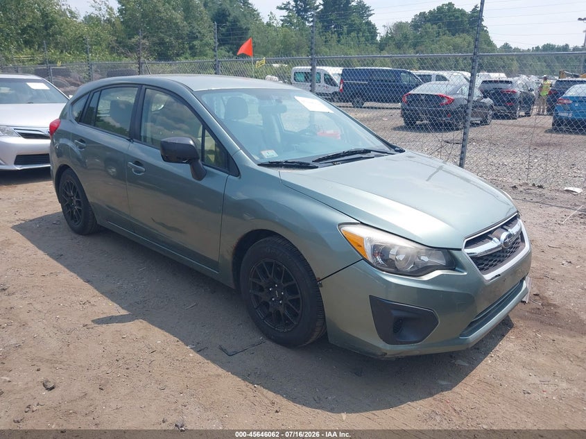 2014 Subaru Impreza VIN JF1GPAA61E8231183 IAAI salvage auction — NORMAL WEAR, Clear (Massachusetts), sold $1,800 on 2026-07-31 (photo 1)