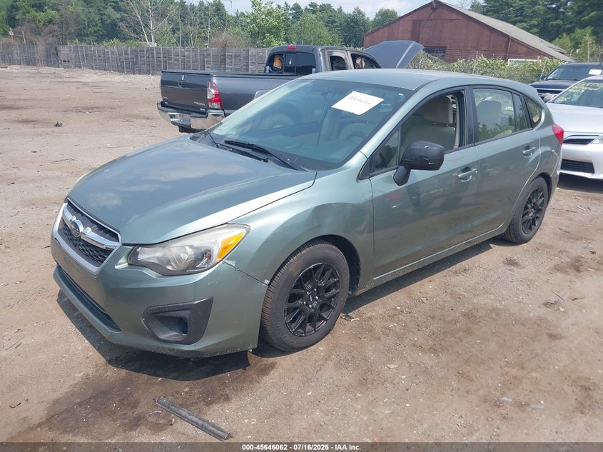2014 Subaru Impreza VIN JF1GPAA61E8231183 IAAI salvage auction — NORMAL WEAR, Clear (Massachusetts), sold $1,800 on 2026-07-31 (photo 2)