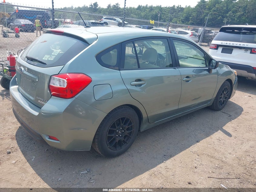 2014 Subaru Impreza VIN JF1GPAA61E8231183 IAAI salvage auction — NORMAL WEAR, Clear (Massachusetts), sold $1,800 on 2026-07-31 (photo 4)
