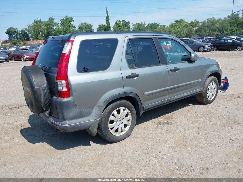 2005 Honda Cr-v VIN SHSRD78865U347073 IAAI salvage auction — NORMAL WEAR, Clear (Pennsylvania), sold $800 on 2026-07-31 (photo 4)